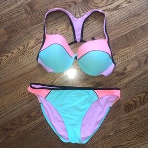 Xhilaration Swim Suit Bikini Colorful Size XL